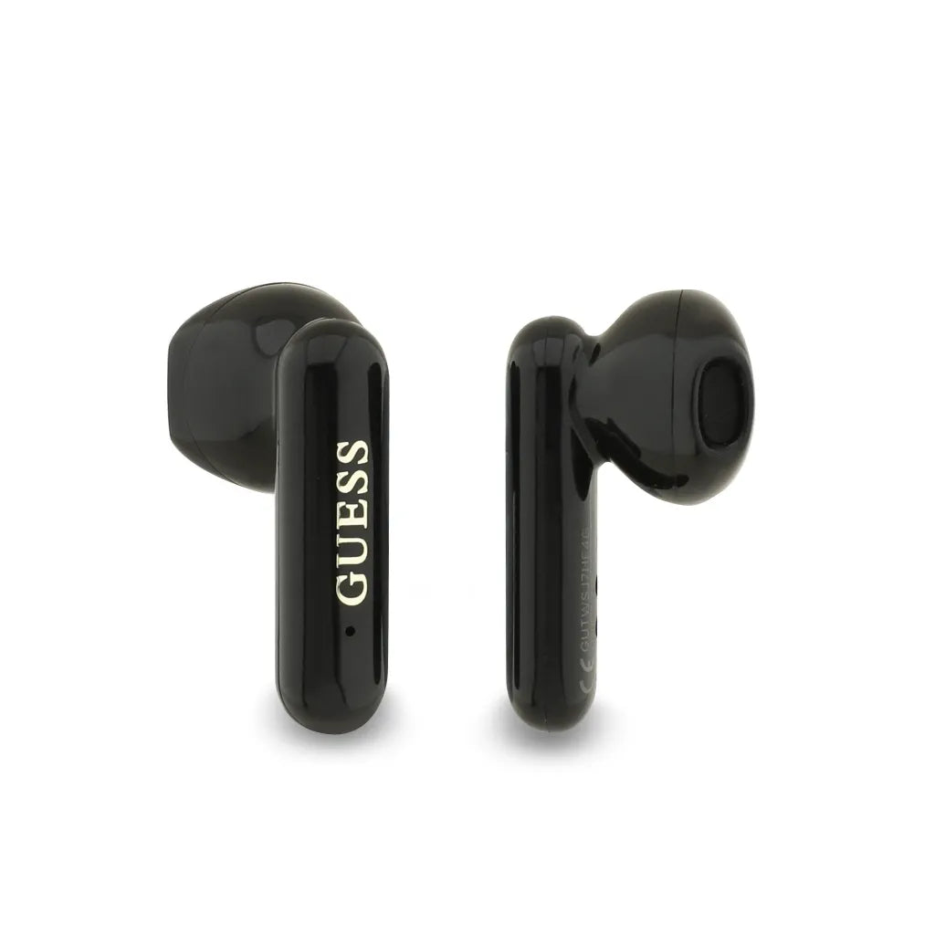 GUESS – Auriculares TWS Negros con Logo Metalizado