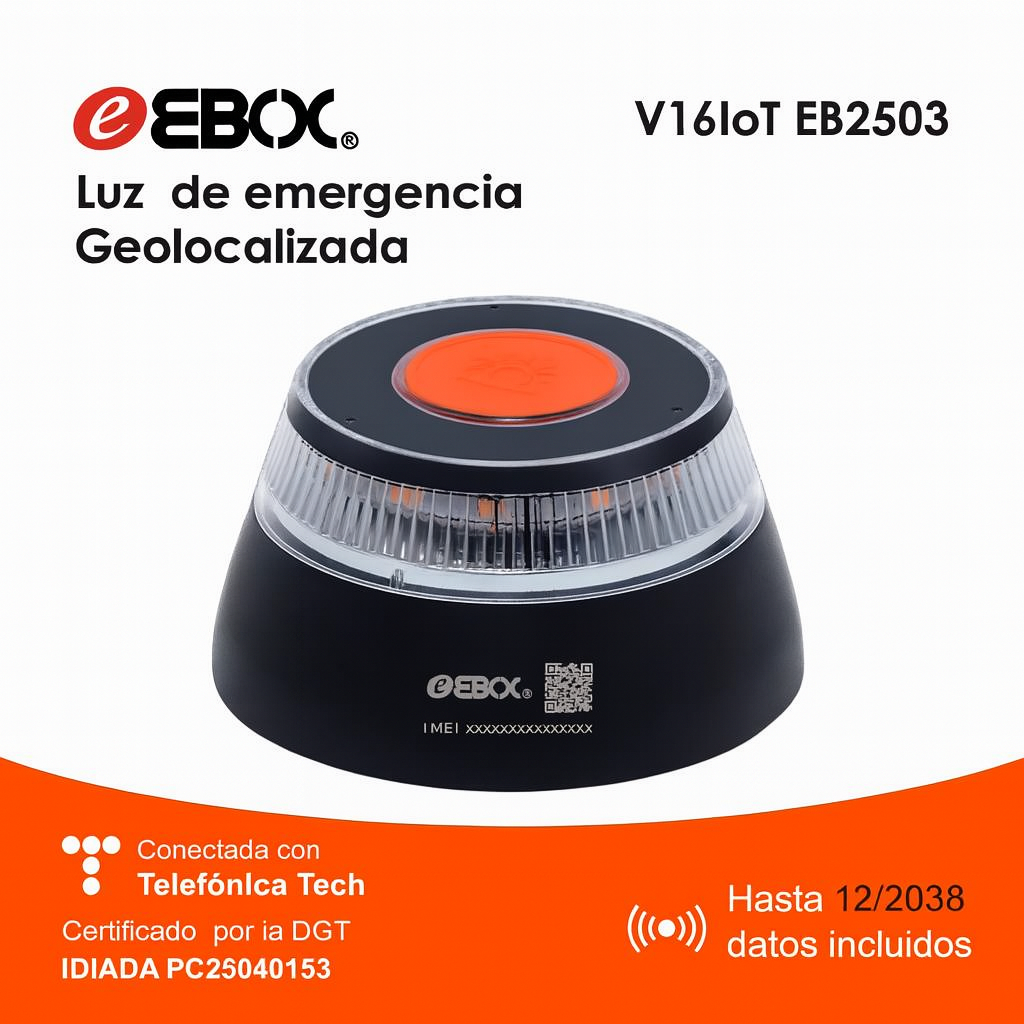 Luz de emergencia V16 Geolocalizada