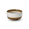 Chawan Bicolor Crema y Marrón — Cuenco para Matcha