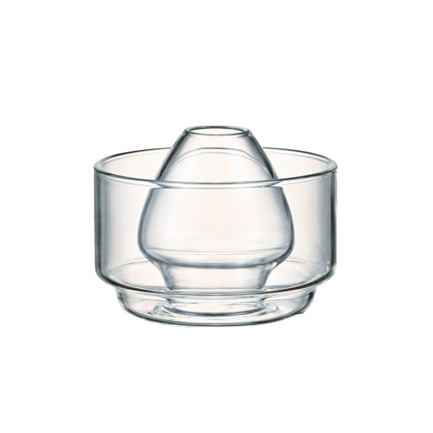 Set Chawan de Cristal Doble Pared — Cuenco Matcha en Vidrio