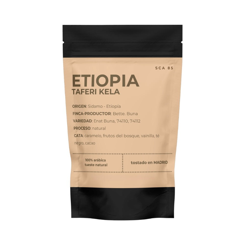 Etiopía Taferi Kela — Café de Especialidad SCA 85